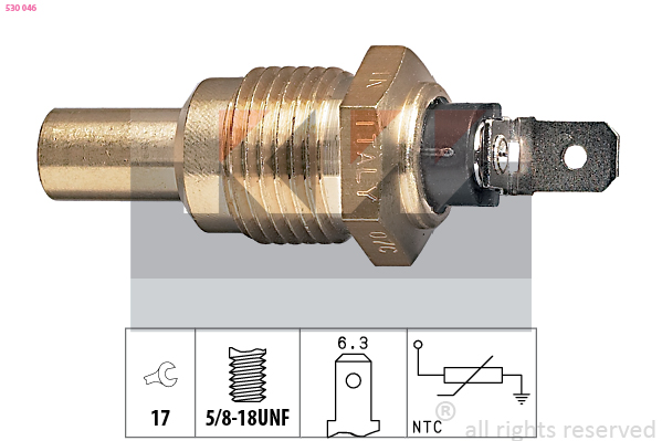 Senzor,temperatura lichid de racire 530 046 KW